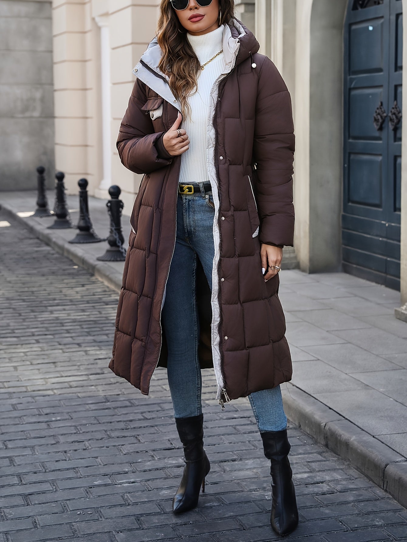 Lucienne Luxe™ | Belted Winter Coat