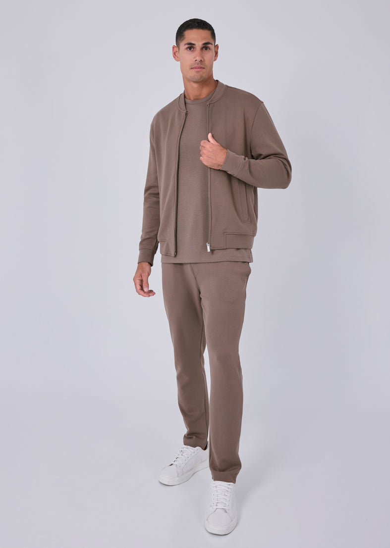 Mens All Around Lounge Bomber Walnut