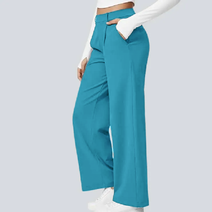 🎃Halloween Sale🔥High Waisted Work Pants for Women Business Casual Outfits Office Dress Pants Trousers with Pockets