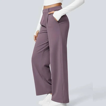 🎃Halloween Sale🔥High Waisted Work Pants for Women Business Casual Outfits Office Dress Pants Trousers with Pockets