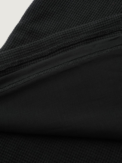 Holiday Elements Sequin Embroidery Textured Sweatshirt