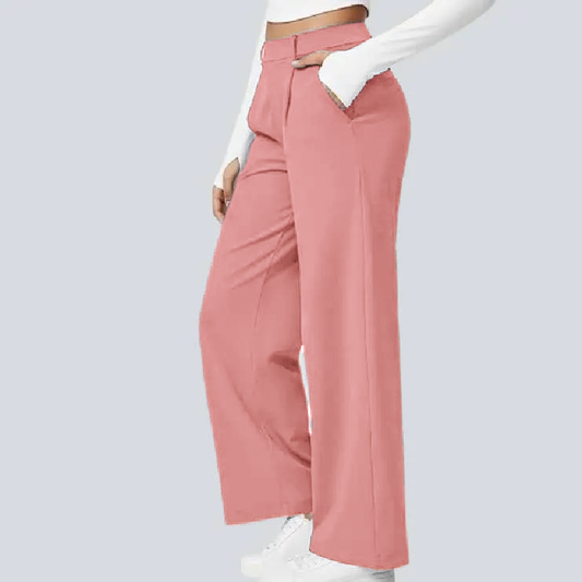 🎃Halloween Sale🔥High Waisted Work Pants for Women Business Casual Outfits Office Dress Pants Trousers with Pockets