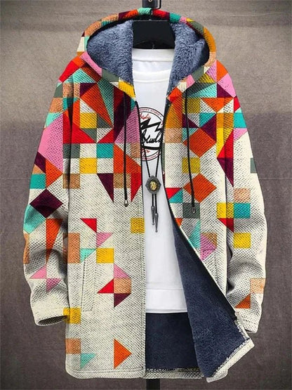 Camden Mosaic™ | Fleece-Lined Hoodie Cardigan