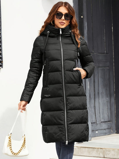 Valencia Luxe™ | Elegant Long Puffer Coat