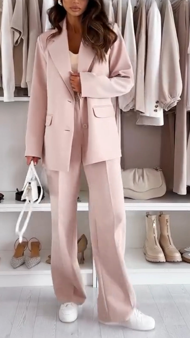 Ladies Lapel Casual Commuter Suit