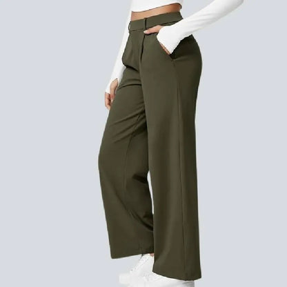 🎃Halloween Sale🔥High Waisted Work Pants for Women Business Casual Outfits Office Dress Pants Trousers with Pockets