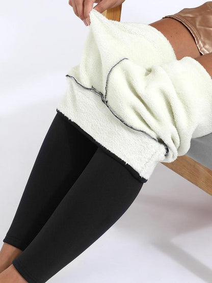 Women's High Waist Sports Tummy Control Leggings, Casual Soft High Stretch Warm Pants, Gym Clothes, Ladies Sportswear for Indoor Outdoor Wear, Leggings for Women