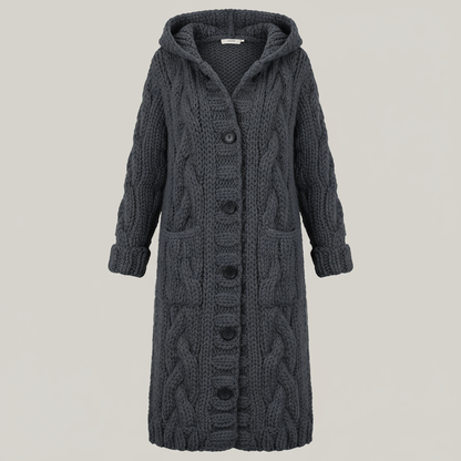 Karina | Elegant Cosy Coat With Tummy Coverage