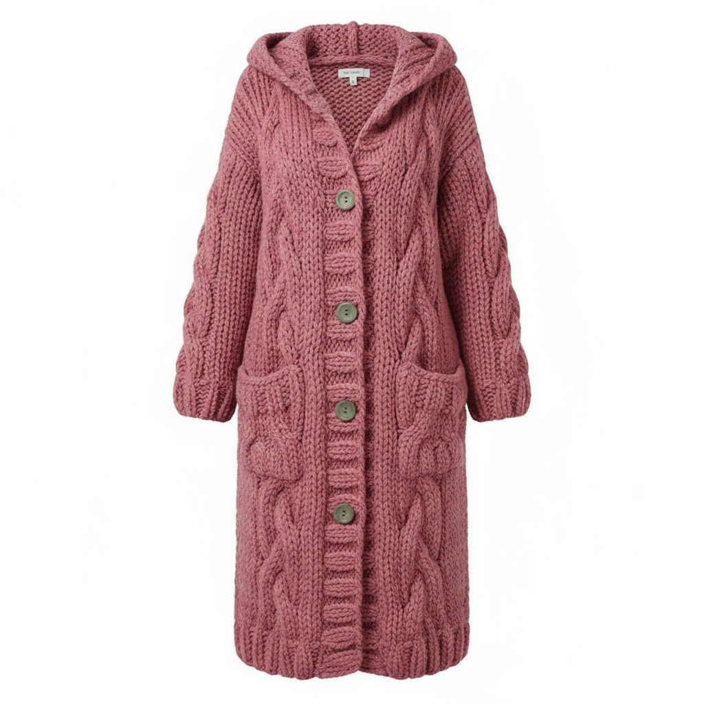 Karina | Elegant Cosy Coat With Tummy Coverage