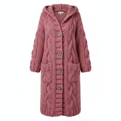 Karina | Elegant Cosy Coat With Tummy Coverage