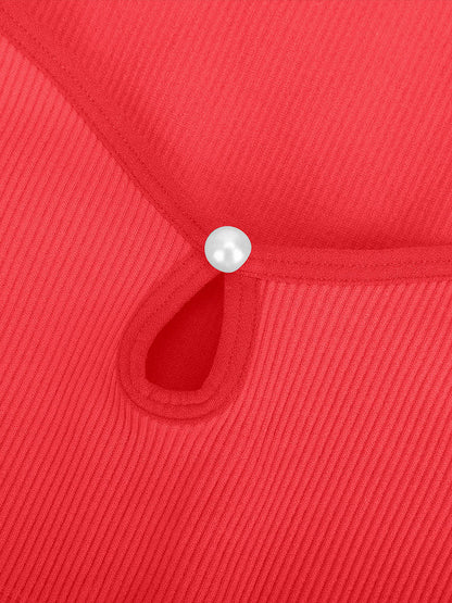 Peek-A-Pearl Bodysuit