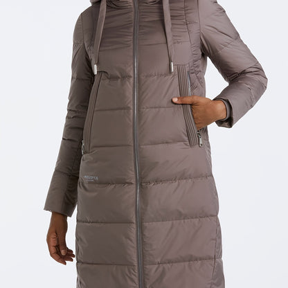 Valencia Luxe™ | Elegant Long Puffer Coat