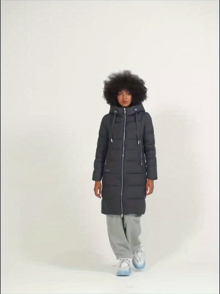Valencia Luxe™ | Elegant Long Puffer Coat