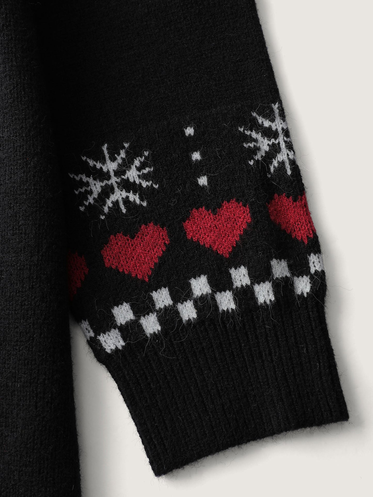 Holiday Puppy Applique Jacquard Pullover