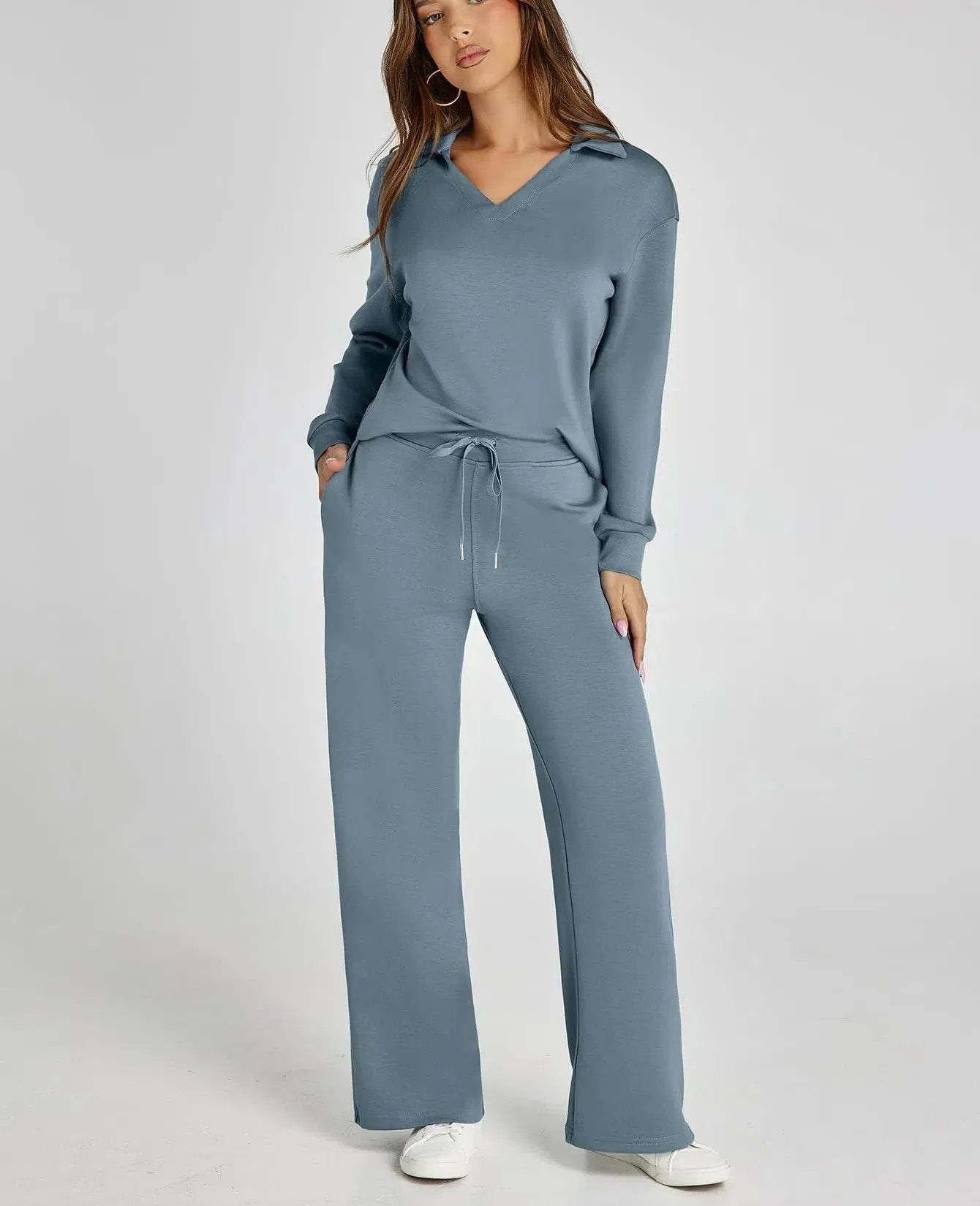 Last Day 50% OFF-Women's 2 Piece Sets Outfits Casual Long Sleeve Sweatsuits Sets  | Almost Gone⚡