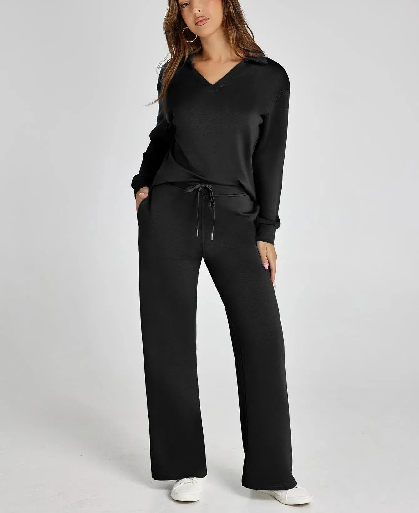 Last Day 50% OFF-Women's 2 Piece Sets Outfits Casual Long Sleeve Sweatsuits Sets  | Almost Gone⚡