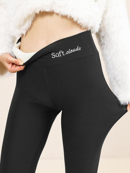 Women's High Waist Sports Tummy Control Leggings, Casual Soft High Stretch Warm Pants, Gym Clothes, Ladies Sportswear for Indoor Outdoor Wear, Leggings for Women.