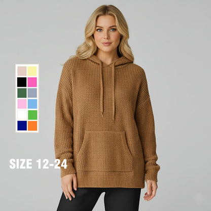 Oversized Relax Hoodie Jumper Size 12-30