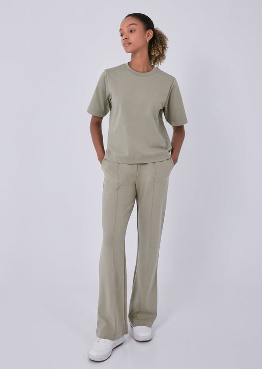 Women's Straight Leg Short Length Pants Abby Stone