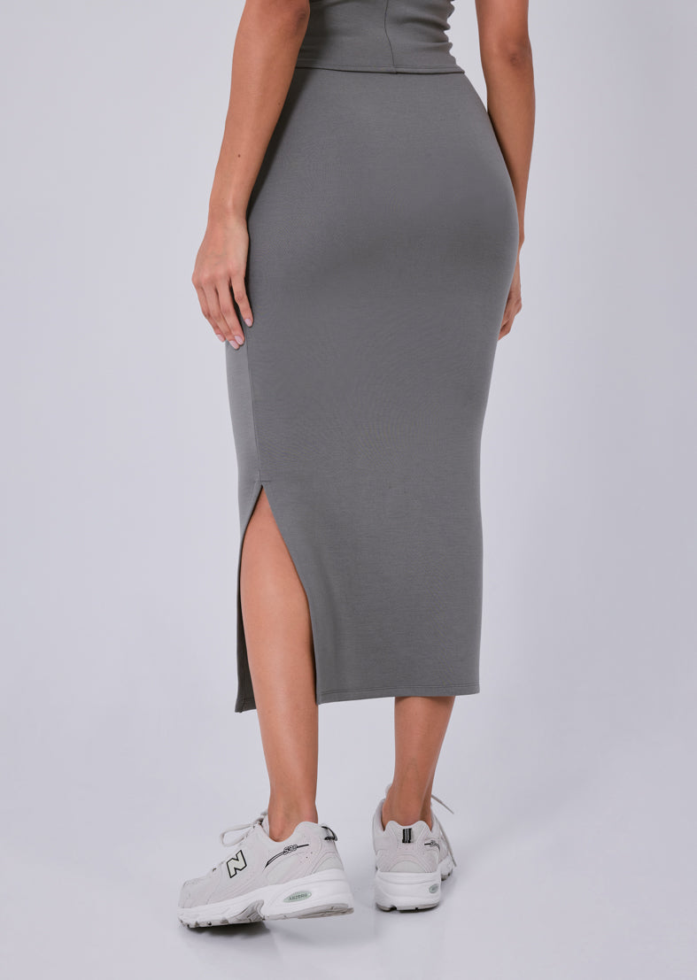 Women's Tube Skirt Pebble Grey