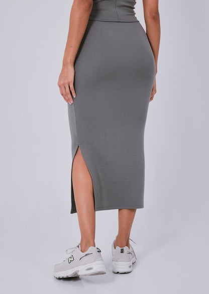 Women's Tube Skirt Pebble Grey